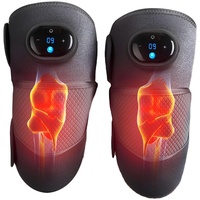 Beheiztes Kniemassagegerät, Einstellbare 3D-Vollbeheizte Kniebandage für Knie-Schulter-Bein-Massagegerät mit 3-Gang-Vibration und 5-Gang-Wärmeeinstellungen