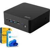 SYSTEMTREFF Intel NUC PC - Core i5-120U - Intel Iris Xe Graphics 80 - 16GB DDR5 - 1TB NVMe - Windows 11 Pro - Desktop
