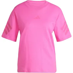 adidas Future Icons 3-Streifen T-Shirt Damen JE3713 - semi lucid fuchsia XS