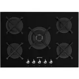 Smeg Gaskochfeld Classica PV375N 70 Cm Schwarz