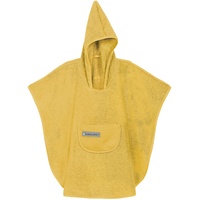 Frottee-Badeponcho Uni In Mustard