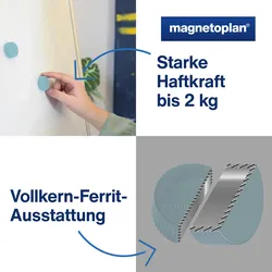magnetoplan Discofix Magnum blau 34mm 10St