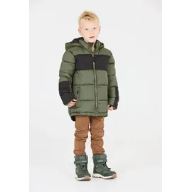 ZigZag Outdoorjacke "Bruno", Kinder, Gr. 116, schwarz (dunkelgrün, schwarz), 100% Nylon, mehrfarbig, normal, ohne Ausschnitt, Jacken Outdoorjacke, mit winddichtem und atmungsaktivem Material