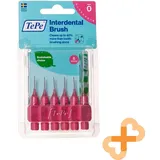 TePe Interdentalbürste 0,40 MM Pink 6 Stück Größe 0 Nachhaltig Auswahl