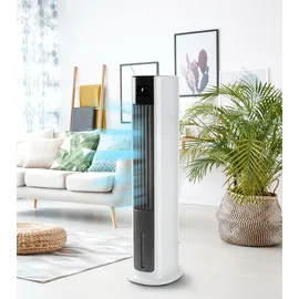 DOMO DO157A 27 cm Standventilator Schwarz/Weiß