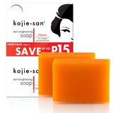KOJIE SAN KOJIC SKIN WHITENING LIGHTENING SOAP 2 bars X 65 grams PUSA JAPAN Original by Kojie