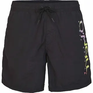 O'Neill Cali Melted Print 16 Swim Shorts Black Out