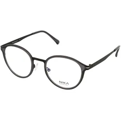 Brille Fusion Men F2420 in Grau Transparent/Schwarz