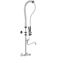 GastroHero Zweiloch Geschirrwaschbrause Profi 100 + Mischbatterie Wand