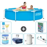 Frame Pool Rund - 244x51 Cm - 7-teilig  S120