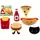 Obilo Softlings Fast Foodies 16 cm mehrfarbig