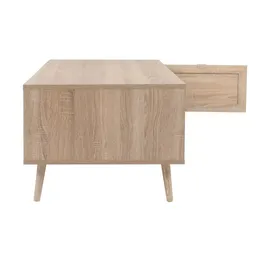 Finori Couchtisch BALI Braun Eiche 100 x 46 x 60 cm