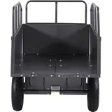 Kippanhänger mit 272 kg Kapazität, ATV-UTV-Transportanhänger, Anhänger mit 40,64 cm Reifen, bedienbar per Handzug oder Fußpedal, ideal für