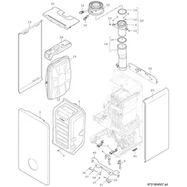 Bosch Condens GC9800iW 30 P 23, Gas-Brennwerttherme 30 kW, Erdgas