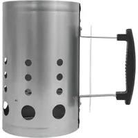 Grillanzünder Für Holzkohle • Elektrischer Kohlenanzünder 1200w • Schnell & Rauchentfrei • Für Bbq, Garten & Camping • Inkl. Überhitzungsschutz (silber)