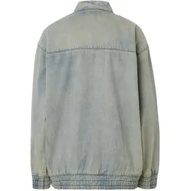 URBAN CLASSICS Ladies Oversized Skater Jacket - blau