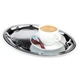APS 30114 Serviertablett KAFFEEHAUS, 30 x 22 cm, Metall,