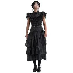 Wednesday Abschlussball-Kleid  schwarz  Größe: S