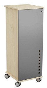 Produktbild rocada Caddy Bürowagen buche 5 Ebenen 47,0 x 42,4 x 120,0 cm