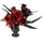 Europalms Halloween Tischdeko 28 cm rot/schwarz