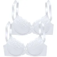 PETITE FLEUR Bügel-BH Damen 2xweiß Gr.120F