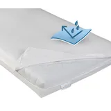 PROCAVE wasserdichter Matratzenbezug in weiß, atmungsaktiv und abwischbar 180x200 cm für Matratzen-Höhe 20 cm - Made in Germany