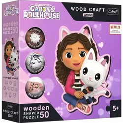 Trefl Holzpuzzle: Gabbys Puppenhaus - 50 Holzteile