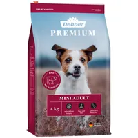 Dehner Premium Hundefutter, Trockenfutter getreidefrei, für ausgewachsene Hunde kleiner Rassen, Rind / Lamm / Kartoffel, 4 kg