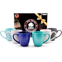 BigDean Kaffeetasse 0,4 l Weiß 6 St.