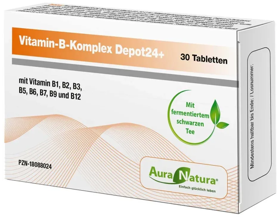 AuraNatura Vitamin B-Komplex Depot24+ Tabletten