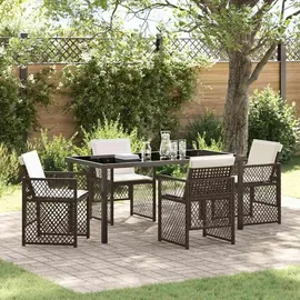vidaXL Garten Essset 5-tlg. Braun