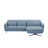 Switch Eckcouch Flachgewebe 3-Sitzer Blau