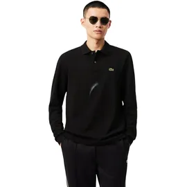 Lacoste Langarm Poloshirt Schwarz M