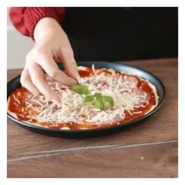 Gräwe Pizzablech unbeschichtet,