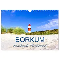 Calvendo Borkum, bezaubernde Nordseeinsel (Wandkalender 2026 DIN A4 quer),
