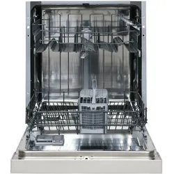 Telefunken Geschirrspüler 60 cm teilintegrierbar, Einbau Spülmaschine, 12 Maßgedecke, 6 Programme, AquaStop, GET6012DI