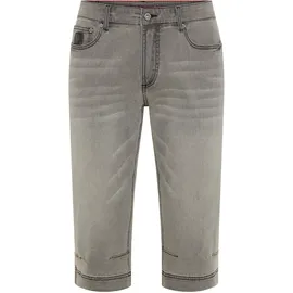 Bruno Banani Jeansbermudas BRUNO BANANI "Hutch-Bermuda", Herren, Gr. 34, Länge 32, grau, Denim/Jeans, Obermaterial: 98% Baumwolle, 2% Elasthan, unifarben, straight fit kniebedeckend, Jeans, Straight-Fit, normale Leibhöhe, aus elastischem Denim-Material