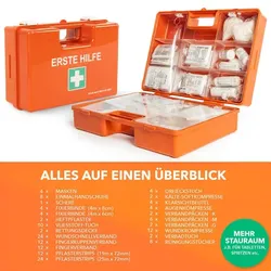 Erste-Hilfe-Koffer - Groß - DIN 13169 - Für große Betriebe