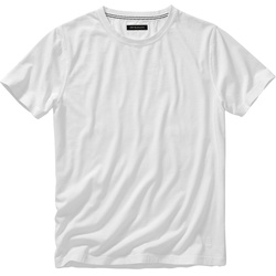 Mey & Edlich Herren Tshirt Regular Fit Weiss einfarbig - 58