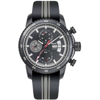 Ingersoll Uhr Bison No.74 IN1717BK Herrenuhr Automatik Schwarz Textil Armbanduhr