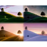 Ravensburger Puzzle Stimmungsvolle Bäume und Berge