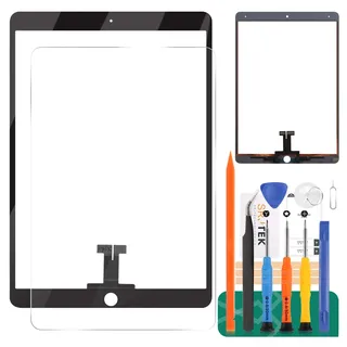 Ersatzglas für iPad Air 3 2019, Touchscreen A2153, A2123, A2152, für iPad Pro 10,5 Zoll (2017), Digitizer A1701, A1709, Panel-Reparatur-Set (schwarz)