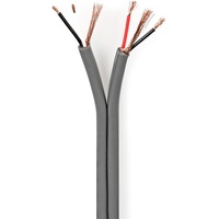 Nedis Cablenet Audio-Kabel 100 m Grau