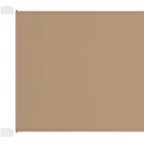 furnicato Senkrechtmarkise 140 x 420 cm schwarz