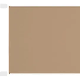 furnicato Senkrechtmarkise 140 x 420 cm schwarz