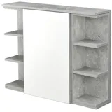 [en.casa] Badezimmerschrank Harstad 64x80x20 cm Betonoptik