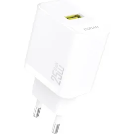 DUDAO A27S 25W GaN USB-A Ladegerät – Weiß
