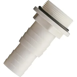 HAF Schlauchtülle 32 mm x 1 1/2" Weiß