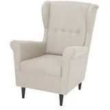 Sconto Sessel Hubertine ¦ beige ¦ Maße (cm): B: 82 H: 102 T: 89.0