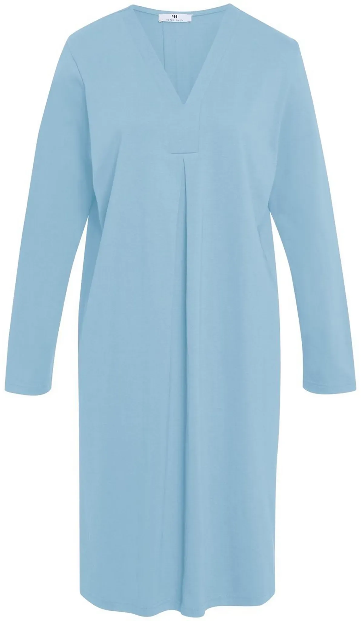 La chemise nuit 100% coton  Hautnah bleu